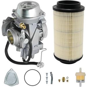 3131557 3131453 Carburetor w/Air Filter Replacement for Polaris 500 HO 4X4 2001-2005 2010-2012 Scrambler 500 4x4 1997-2009 Trail Boss 325 (Set A)