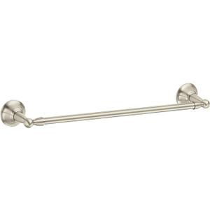 Moen DN6818BN Sage 18-Inch Single Towel Bar, Brushed Nickel