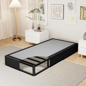 Twin Size 10 Inch Box Spring - Heavy Duty Metal Mattress Foundation (2500lbs Capacity), Noise-Free, Easy Assembly