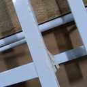 BHG Vintage Multifunctional Folding Bookshelf, No-Assembly Plant Stand Storage Rack Shelves for Home Office (White, 5-Tier)