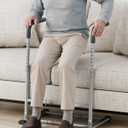 JivaJot Couch Stand Assist Aid for Elderly, Sofa Chair Lift Assist Devices for Seniors Sit to Stand, Standing Aids & Supports, Pregnancy, Disabled, Floor Gap Height ≥ 1.4" Leg Gap ＞24", Grey