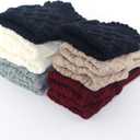 Bestjybt Womens Short Boots Socks Crochet Knitted Boot Cuffs Leg Warmers Socks (Assorted 5 Colors a)