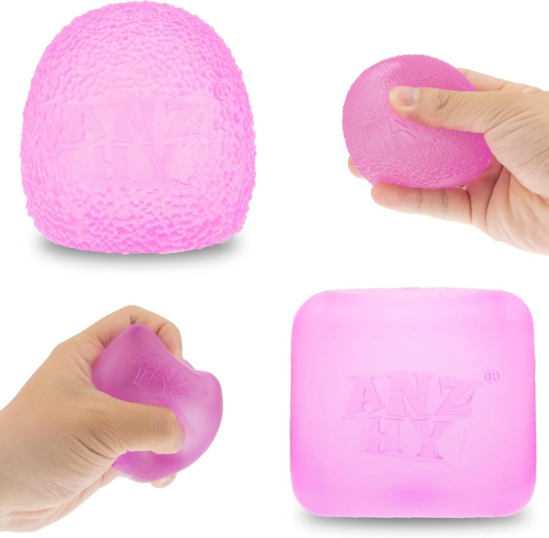 Fudge Candy- Soft Sensory Fidget Toy - (Set of 2) - Slow Rising Stress Balls Stretchy Fidget Fudge Cube for Anxiety Stress Relief, Maltose Filling