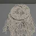 Boao Boho Hanging Lamp Shade Macrame Lamp Shade Light Cover Pendant Ceiling Decor for Living Room, Bedroom and Bathroom, Warm White, Bulb Not Included