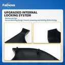 Right Rearview Mirror Cover Bracket, Compatible with Tesla Model Y 2020-2026, Side Mirror Base Cover Replacement Part, Suitable for Tesla Model Y Accessories（Black）