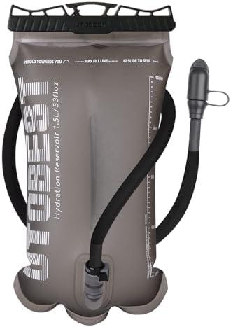 UTOBEST Hydration Bladder,TPU Water Bladder,Water Bladder for Hiking Backpack,BPA Free,Wide Opening,Leak-Proof,Water Reservoir for Hiking Cycling Camping Running