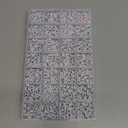 Melius Acrylic Letter Beads, 1450 Pcs 4x7mm Round Alphabet Beads in 28 Grid Box for Jewelry Making, DIY Bracelets (4x7mm, White)