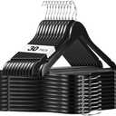 Amazon.com: HOUSE DAY Black Wooden Hangers 30 Pack, Solid Wood Hanger with Non Slip Pant Bar, Heavy Duty Wooden Coat Hanger for Closet, Smooth Finish Wood Clothes Hangers for Shirts, Suits Jackets, Dress : Home & Kitchen