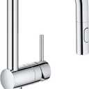 GROHE 32319003 Minta Pull-Down U Kitchen Faucet Chrome