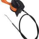Throttle Dual Control with Choke Cables for John Deere D125 D130 D140 D150 D160 D170 LA155 LA165 LA175 X165 Replace GY21984 GY21308 GY21624