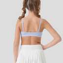 Sascina Soft Training Bras for Girls 7-8, 8-10,10-12, Natural Fit First Bra | Girls Cami Bra with Double-Layer Front Coverage, Easy to Wear, Adjustable Straps, Stay Hidden under T-shirts, School Uniforms