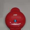 Dash Express Waffle Maker -Electric Waffle Maker for Creative Homemade Treats - Dual Nonstick Cooking Surfaces, Easy Food Release & Quick Cleanup - Compact, Space-Saving Design - 8 Inches - Red