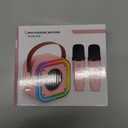 Mini Karaoke Machine for Kids, Girl Toys Gifts, Kids Karaoke Wireless Microphone for 4,5,6,7,8,9,10,11,12 Years Old Boys and Girls Christmas Party Gifts Toys (Beige)