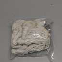 CERETIA 80" 2-Pack Cotton Hanging Storage Chain For Stuffed Animals Storage with 20 Metal Clips, Stuffed Animal Organizer Chain for Wall Corner Nursery Play Room, White