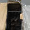 Spacrea Metal Pen Organizer, Pencil Holder for Desk, Desk Organizer with Drawer for School, Home, Art Supplies (Black)