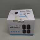 Outdoor Security Camera Wireless, 2K Battery Powered WiFi Cameras for Home Security with AI Motion Detection, Color Night Vision, Siren Alarm, 2-Way Talk, IP66 Waterproof, Cloud/SD Storage (4 Pack) (White)