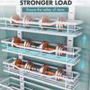 Eastherry Over The Door Pantry Organizer9-Tier Over The Door Organizer with Adjustable BasketMetal Hanging Pantry Organizers and Storage for Kitchen, Back of Door Seasoning Rack