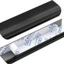 Peaha 12 Pack Black Finger Pulls for Cabinets 6in(150mm) Overall Length Adhesive Cabinet Handles Edge Pull Stick On Door Handles