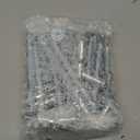 25 PCS 3/8" x 5" Flat Sleeve Anchor Zinc Plated for Heavy-Duty Fastening in Masonry, Brick, and Concrete