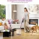 Schenley 19-in-1 Steam Mop Dual-Rod Design with Detachable Handheld Steamer for Walls, Grouts, Hard Floors, Tiles, includes Multi-purpose Accessories, Washable Microfiber Pads and Disposable Pads
