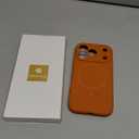 Miracase Magnetic for iPhone 17 Pro Case, Compatible with MagSafe, Integrated Silicone Camera Control Cover, 3.0mm Thicken Shockproof Drop Protection Phone Case for 17 Pro,Orange