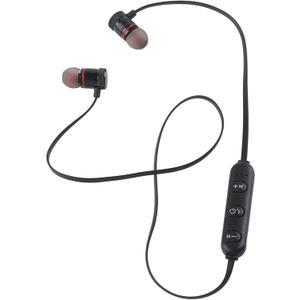 POCREATION Bluetooth Neckband Headphones, Magnet Bluetooth Sports Earphone Headset Headphone Sport Noise Cancelling Headphone for Gym Workout Running (Black)