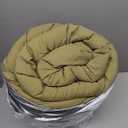 ROSGONIA Queen Comforter Set Olive Green, 3pcs Bedding Sets Queen (1 Boho Olive Comforter & 2 Pillowcases), All Season Lightweight Blanket Quilt