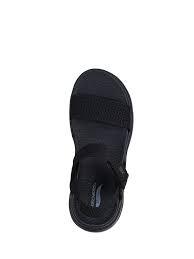Skechers Go-Walk Flex Sandals Slip-Ins Black Size 7