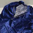 THWEI Mens Velvet Blazer Sport Coat Tuxedo Jacket for Prom Wedding Party Dinner, L