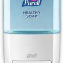 PURELL ES4 Manual Wall-Mounted Hand Soap Dispenser, White, Compatible with 1200 mL PURELL Brand HEALTHY SOAP Refills (Pack of 1) - 5030-01 - Manufactured by GOJO, Inc.