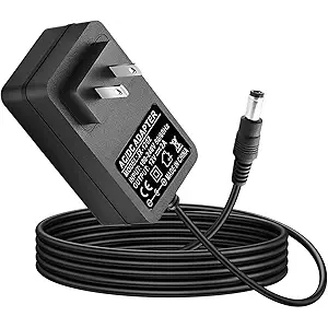 12V AC DC Adapter for Williams Legato Plus 88Keys Digital Piano Keyboard, Alesis Recital 88Key 61Key Digital Piano Keyboard | IO 14 IO 26 Recording Interface Power Supply Charger Cord