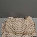 Adrianna Papell Womens Short Sleeve Blouson Beaded Gown (16, Blush/Gold)