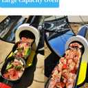 Solar Oven Portable Oven-4.5L Large Capacity Solar Cooker Outdoor Oven Camping Stove with Thermometer For 2-3 People Backpacking Hiking Family Party