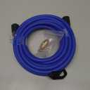 Pressure Washer Hose 25 FT, 1/4" Super Flexible Blue Power Washer Hose, 3700 PSI Kink Resistant Pressure Water Hose, M22-14mm Extension Hose Replacement for Home Use