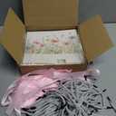 Moinchore 30 Pcs Wildflower Paper Gift Bags Bulk 5.5 x 4.7 x 2.5 in Mini Floral Favor Bags with Handles Bow Ribbon Wrap for Spring Summer Birthday Wedding Home Bridal Shower Garden Supplies