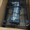 Rear Bike Basket - Large Bicycle Rear Basket with Cargo Net and Waterproof Cover, Wire Bike Baskets Rear Large Capacity (NO Bike Rack Include)