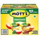 Mott's Apple & Cinnamon Variety Pack Applesauce, 4 oz cups, 36 count, No Artificial Flavors, Good Source Of Vitamin C, Nutritious Option For The Whole Family (EXP 12/11/25)