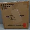 FATECIM 15.5" Smoke Motorcycle Windscreen Windshield Motorbike Wind Deflector Flyscreen Universal for Harley Davidson Honda Kawasaki Suzuki Triumph Yamaha Indian Victory with 7/8" or 1" Handlebars