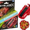 BEYBLADE X Soar Phoenix 9-60GF Deluxe String Launcher Set with Attack Type Right-Spinning Top Toy; Great Gift for 8 Year Old Boys and Girls