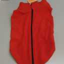 Gooby Zip Up Fleece Dog Sweater - Red, 2X-Large - Warm Pullover Step-in Jacket Without Ring Leash - Winter Clothes for Small and Medium Dogs (2X-Large chest (~25.5"))