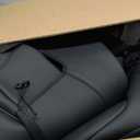 HKZ Fit CRV Car Seat Covers Full Set for Honda CR-V 2017 2018 2019 2020 2021 2022 Touring,EX,Sport,SE&EX-L - Leather (Black)