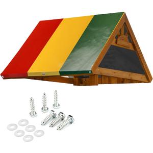 MOFEEZ 52" x 90" Swing Set Replacement Tarp for Play Set Outdoor, 100% PVC Vinyl Coated Marine Grade Fabric, Multi-Color