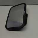 Onco Baby Car Mirror Rear Facing - Double Award-Winning Convex Car Mirror for Baby, 100% Shatterproof & Shakeproof with 360 Rotation, Newborn Essentials (9.6 x 6.9 in)