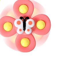2PCS Suction Cup Spinner Toys for 1 2 Year Old Boys Spinning Toys Baby Toys 12-18 Months Sensory Toys for Toddlers 1-3 Easter Basket Stuffers Gifts for 1 Year Old Girls