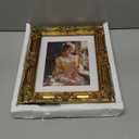 Vintage picture frames 8x10 gold Antique Photo frame with Mat 6x8 Ornate picture frames with Acrylic Glass Baroque Tabletop Wall Hanging Home Decor poster frames