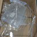 Acrylic Bookshelf, Wall Mounted, 5-Tier Clear Ladder Bookshelf with 14 Open Shelves, Multipurpose Bookcase for Living Room, Bathroom, Office, Modern, 9.5" D x 43.5" W x 72.8" H