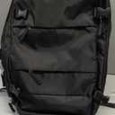 Travel Backpack For Women Men Airline Approved Carry On Backpack, Waterproof Outdoor Sports Rucksack Weekender Overnight College Business Backpack Fits 15.6 Inch Laptop - Black (Medium)