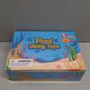 EULRGAUS Pool Toys, 34PCS Swim Thru Rings Pool Games, Diving Toys with Diving Rings, Underwater Treasures, Diving Gems, Water Toys with Splash Balls, Water Frisbee, Swim Toys for Kids, Boys and Girls