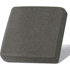 Linen Couch Cushion Covers, Sofa Cover Sofa Furniture Protector Slipcover with Bottom Tie Rope, Soft Non-Slip Non-Wrinkle Suitable for Chair Bench Settee Seat Loveseat Gray, 1 Piece (1 PCS, Grey)