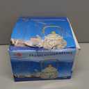 Cabilock 2.1 Quart Vintage Enamel Tea Kettle-Enamel Teapot floral with Cool Touch Porcelain Handle for Stovetop Home Kitchen Decor.